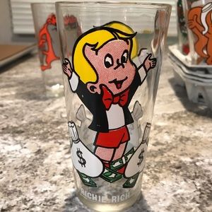 Vintage Pepsi Richie rich collector glass cup